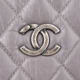 Chanel Quilted Glazed Calfskin Modern Chain Tote Shoulder Bag