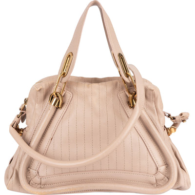 Chloé Stitched Leather Paraty Handbag
