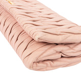 Miu Miu Matelassé Nappa Leather Fold Over Clutch Crossbody Bag
