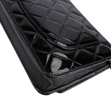 Chanel Quilted Patent Leather Wallet on Chain Crossbody Bag