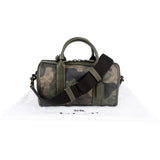 Coach Monogram Camouflage Canvas Small Rowan Satchel Handbag