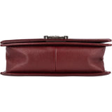 Chanel Quilted Calfskin Medium Boy Single Flap Crossbody Bag