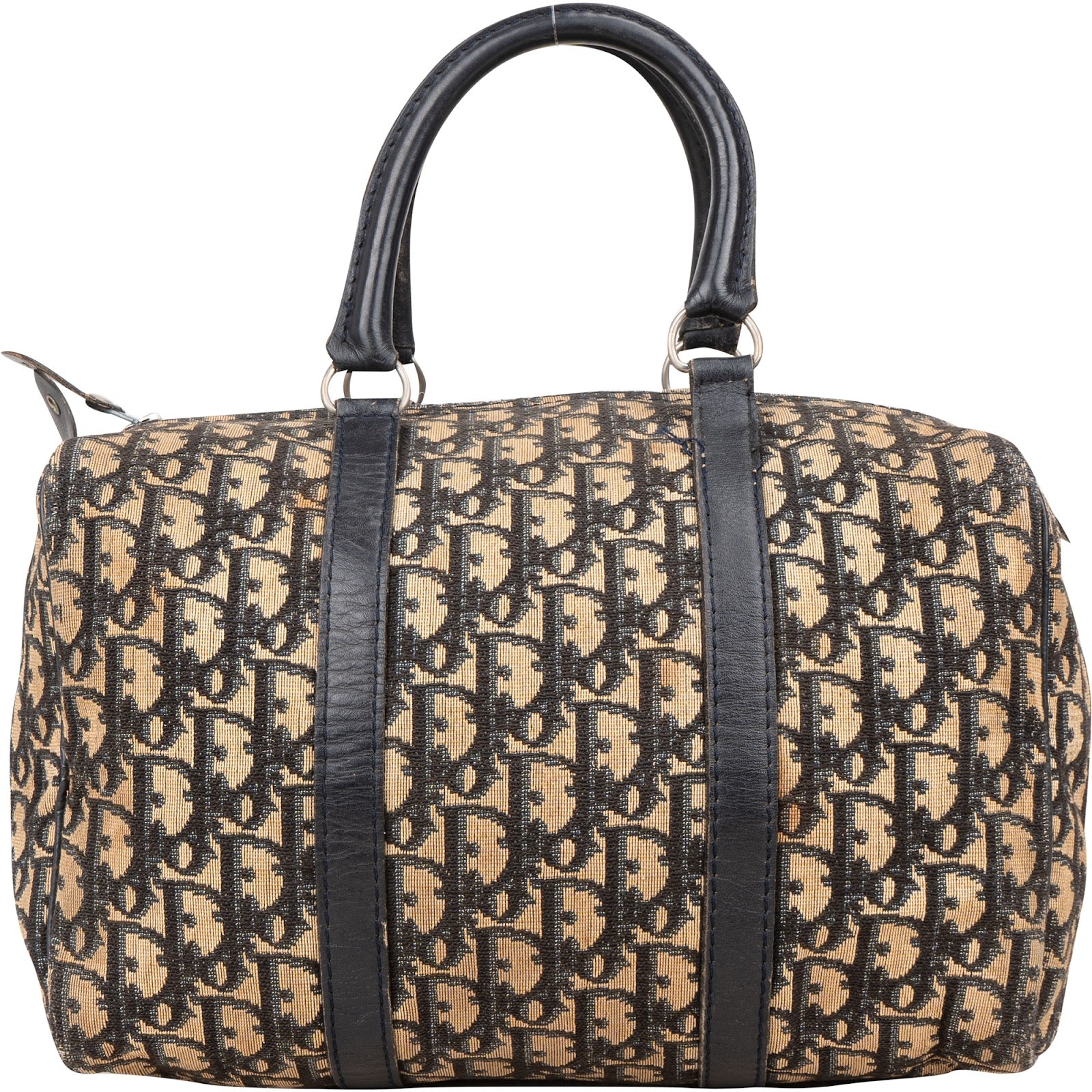 Christian Dior Trotter Monogram Boston 30 Handbag - vintageandkickz