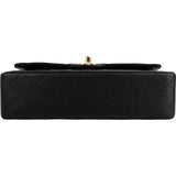 Chanel Quilted Lambskin 24K Gold Medium Double Flap Shoulder Bag