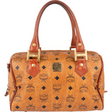MCM Monogram Visetos Boston Handbag