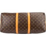 Louis Vuitton Monogram Canvas Keepall 50 Bandoulière Travel Bag