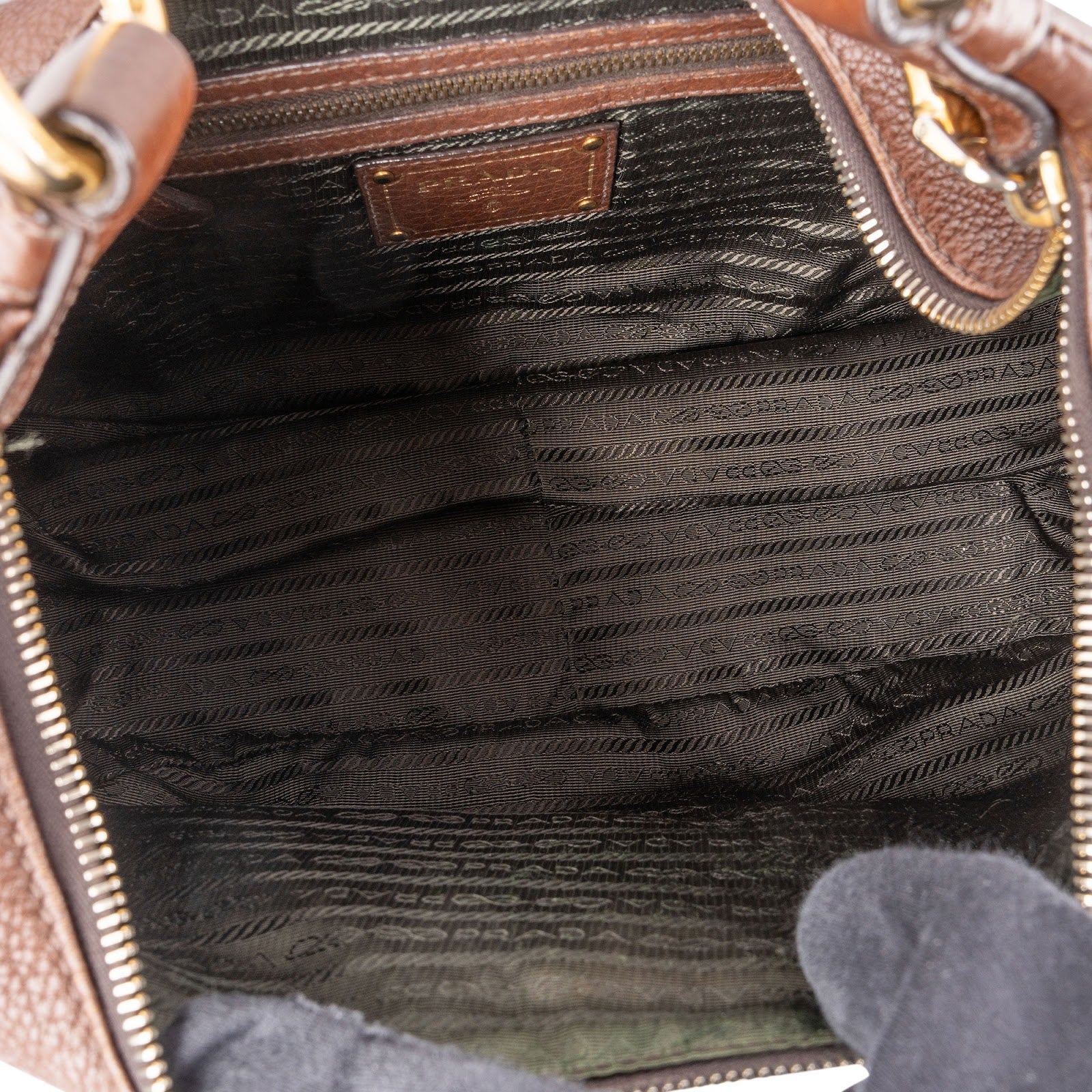 Prada Vitello Daino Hobo Shoulder Bag - vintageandkickz