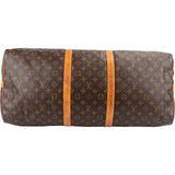 Louis Vuitton Monogram Canvas Keepall 60 Bandoulière Travel Bag
