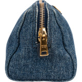 Prada Denim Triangle Pouch