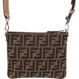 Fendi Monogram Zucca Canvas Camera Crossbody Bag