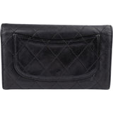 Chanel Quilted Lambskin Palladium Classic Flap Wallet