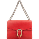 Gucci Red Leathe Crystal Dionysus Shoulder Crossbody Bag