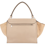 Céline Grained Calfskin Suede Trapeze Handbag