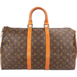 Louis Vuitton Monogram Canvas Keepall 45 Travel Bag