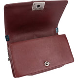 Chanel Quilted Calfskin Medium Boy Single Flap Crossbody Bag