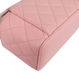 Chanel Quilted Caviar Leather Vanity Case Crossbody Bag