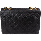 Chanel Quilted Lambskin 24K Gold Maxi Single Flap Crossbody Bag