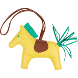 Hermès Tricolor Leather Rodeo MM Pendant