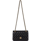 Chanel Quilted Lambskin Small Double Flap Shoulder Bag