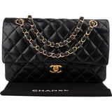 Chanel Quilted Lambskin Medium Double Flap Shoulder Bag