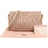 Miu Miu Quilted Nappa LeatherCrossbody Bag