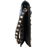 Valentino Garavani Leather Rockstud Flat Clutch