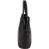 Prada Black Nappa Leather Triangle Tote Handbag