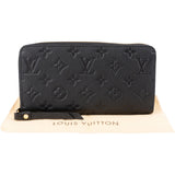 Louis Vuitton Leather Monogram Empreinte Zippy Wallet