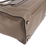 Céline Grained Leather Luggage Handbag