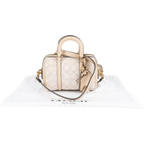 Coach Monogram Signature Jacquard Micro Rowan Crossbody Handbag