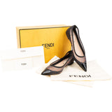 Fendi Monogram FF Motif Mesh Ballerina Flats (35)