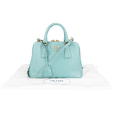 Prada Saffiano Leather Mini Promenade Handbag