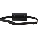 Prada Black Saffiano Leather Belt Crossbody Bag