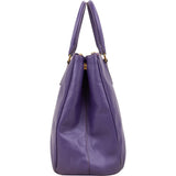 Prada Purple Saffiano Leather Galleria Handbag
