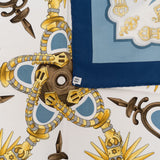 Hermès Les Eperons Silk Carre 90 Scarf Tuch