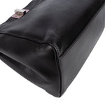 Fendi Black Leather Peekaboo Handbag - vintageandkickz
