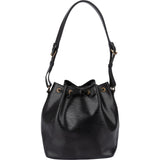 Louis Vuitton Noir Epi Leather Sac Noé Petit Shoulder Bag
