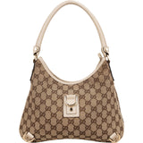 Gucci Monogram GG Canvas Abbey D-Ring Hobo Shoulder Bag