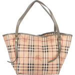 Burberry Haymarket Check Canterbury Tote Shoulder Bag - vintageandkickz