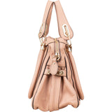 Chloé Pink Leather Paraty Handbag