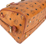 MCM Monogram Visetos Boston Handbag