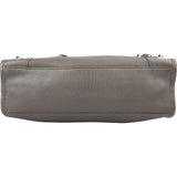Balenciaga Classic Grey Leather City Handbag