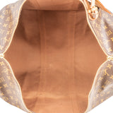 Louis Vuitton Monogram Canvas Keepall 55 Bandoulière Travel Bag