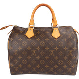 Louis Vuitton Monogram Canvas Speedy 30 Handbag