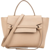Celine Beige Grained Leather Belt Handbag