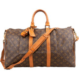 Louis Vuitton Monogram Canvas Keepall 45 Bandoulière Travel Bag