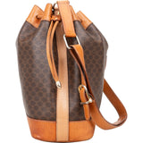 Celine Macadam Canvas Drawstring Bucket Shoulder Bag - vintageandkickz