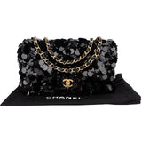 Chanel Limited Sequin Classic Medium Single Flap Crossbody Bag