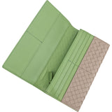 Bottega Veneta Bicolor Intrecciato Leather Wallet