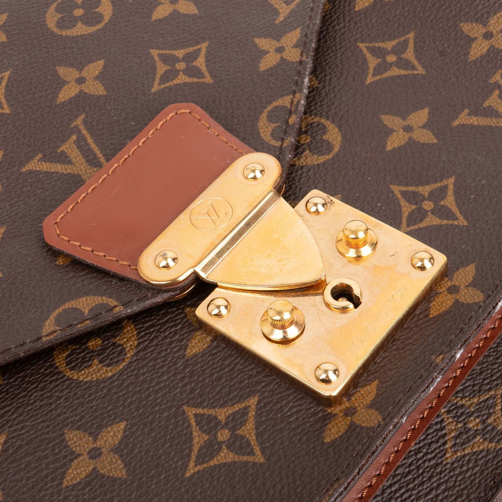 Louis Vuitton Monogram Canvas Monceau Handbag - vintageandkickz